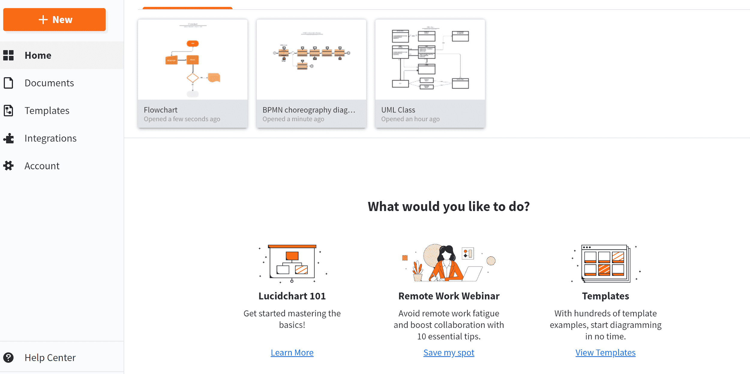 building process models with lucidchart