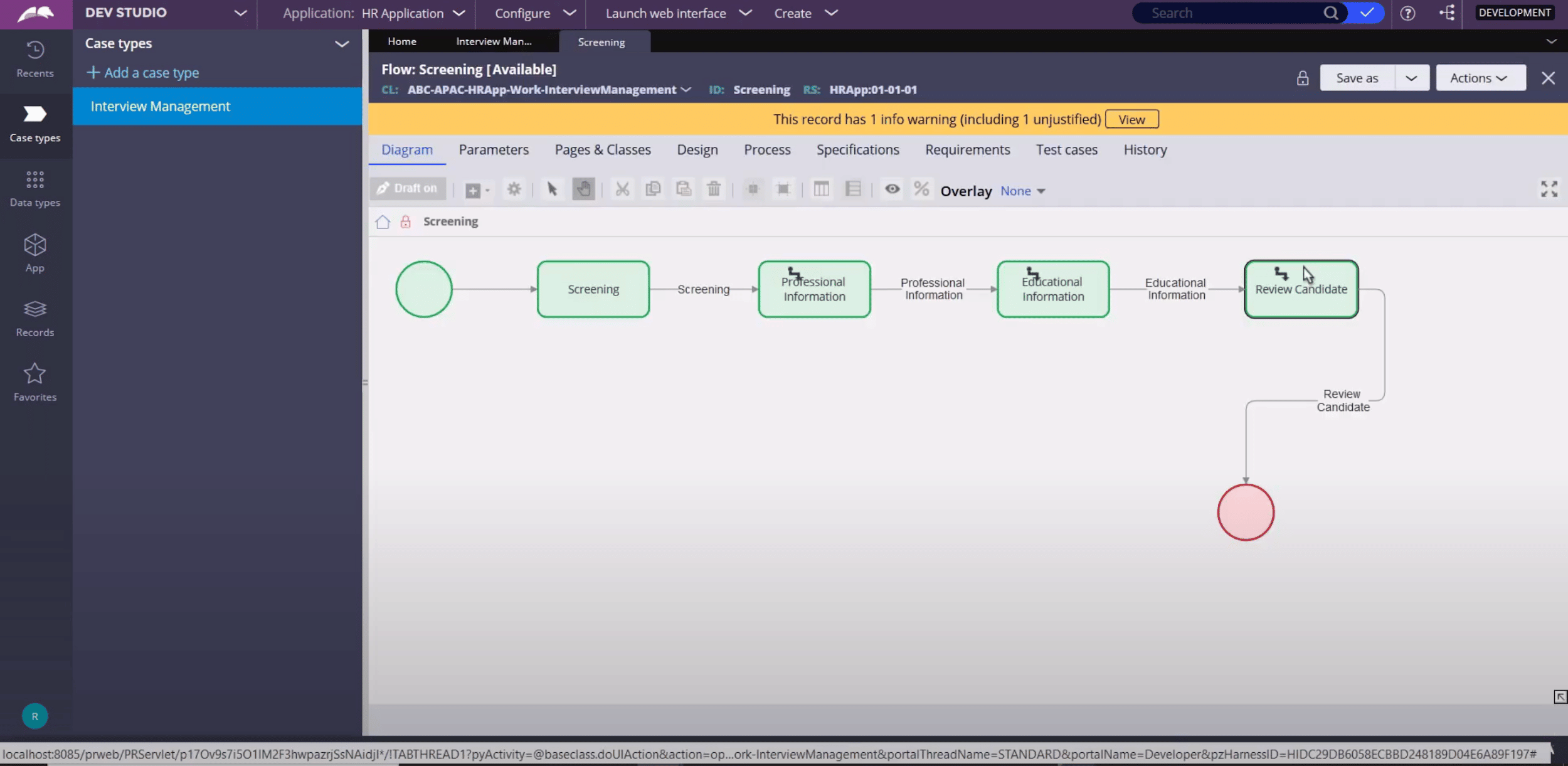 diagram model of a process